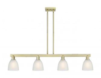 Castile - 4 Light - 49 inch - Antique Brass - Stem hung - Island Light (3442|716-4I-AB-G381)