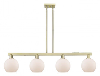 Athens - 4 Light - 51 inch - Antique Brass - Stem hung - Island Light (3442|716-4I-AB-G121-8)