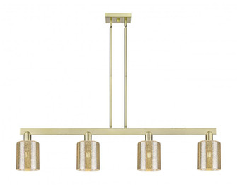 Cobbleskill - 4 Light - 48 inch - Antique Brass - Stem hung - Island Light (3442|716-4I-AB-G116)