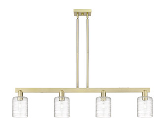 Cobbleskill - 4 Light - 48 inch - Antique Brass - Stem hung - Island Light (3442|716-4I-AB-G1113)