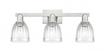 Brookfield - 3 Light - 25 inch - Brushed Satin Nickel - Bath Vanity Light (3442|716-3W-SN-G442)