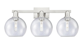 Athens - 3 Light - 27 inch - Brushed Satin Nickel - Bath Vanity Light (3442|716-3W-SN-G124-8)