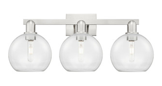 Athens - 3 Light - 27 inch - Brushed Satin Nickel - Bath Vanity Light (3442|716-3W-SN-G122-8)