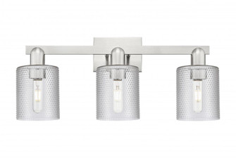 Cobbleskill - 3 Light - 24 inch - Brushed Satin Nickel - Bath Vanity Light (3442|716-3W-SN-G112)