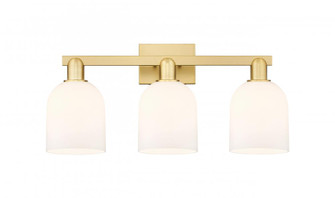Bella - 3 Light - 25 inch - Satin Gold - Bath Vanity Light (3442|716-3W-SG-G558-6GWH)
