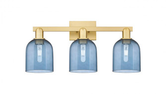 Bella - 3 Light - 25 inch - Satin Gold - Bath Vanity Light (3442|716-3W-SG-G558-6BL)