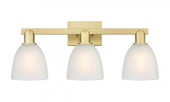 Castile - 3 Light - 25 inch - Satin Gold - Bath Vanity Light (3442|716-3W-SG-G381)