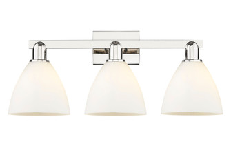 Bristol - 3 Light - 27 inch - Polished Nickel - Bath Vanity Light (3442|716-3W-PN-GBD-751)