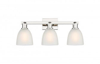 Castile - 3 Light - 25 inch - Polished Nickel - Bath Vanity Light (3442|716-3W-PN-G381)