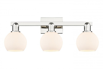Athens - 3 Light - 25 inch - Polished Nickel - Bath Vanity Light (3442|716-3W-PN-G121-6)