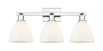 Bristol - 3 Light - 27 inch - Polished Chrome - Bath Vanity Light (3442|716-3W-PC-GBD-751)