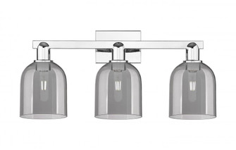 Bella - 3 Light - 25 inch - Polished Chrome - Bath Vanity Light (3442|716-3W-PC-G558-6SM)
