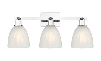 Castile - 3 Light - 25 inch - Polished Chrome - Bath Vanity Light (3442|716-3W-PC-G381)