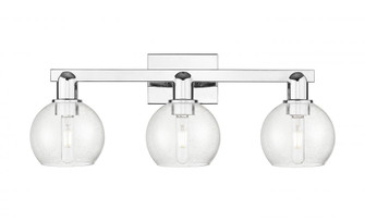 Athens - 3 Light - 25 inch - Polished Chrome - Bath Vanity Light (3442|716-3W-PC-G124-6)