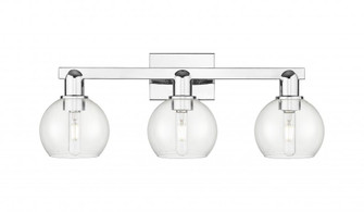 Athens - 3 Light - 25 inch - Polished Chrome - Bath Vanity Light (3442|716-3W-PC-G122-6)
