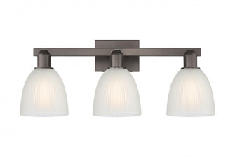 Castile - 3 Light - 25 inch - Oil Rubbed Bronze - Bath Vanity Light (3442|716-3W-OB-G381)