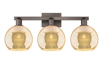 Athens - 3 Light - 27 inch - Oil Rubbed Bronze - Bath Vanity Light (3442|716-3W-OB-G128-8)