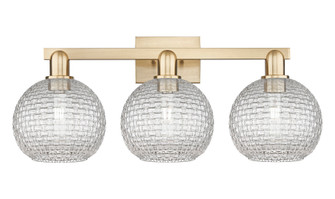 Athens - 3 Light - 27 inch - Champagne Bronze - Bath Vanity Light (3442|716-3W-CB-G122C-8CL)