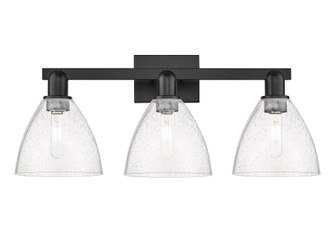 Bristol - 3 Light - 27 inch - Matte Black - Bath Vanity Light (3442|716-3W-BK-GBD-754)