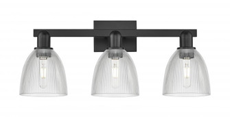 Castile - 3 Light - 25 inch - Matte Black - Bath Vanity Light (3442|716-3W-BK-G382)