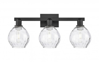 Waverly - 3 Light - 25 inch - Matte Black - Bath Vanity Light (3442|716-3W-BK-G362)