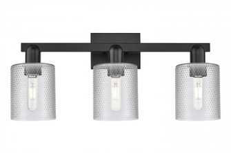 Cobbleskill - 3 Light - 24 inch - Matte Black - Bath Vanity Light (3442|716-3W-BK-G112)