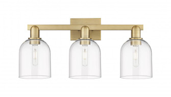 Bella - 3 Light - 25 inch - Brushed Brass - Bath Vanity Light (3442|716-3W-BB-G558-6CL)