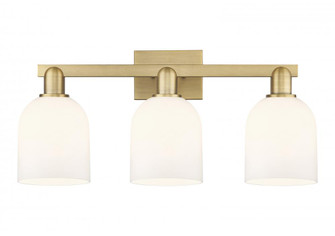 Bella - 3 Light - 25 inch - Brushed Brass - Bath Vanity Light (3442|716-3W-BB-G558-6GWH)