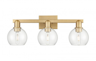 Athens - 3 Light - 25 inch - Brushed Brass - Bath Vanity Light (3442|716-3W-BB-G122-6)