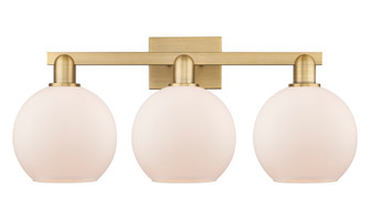 Athens - 3 Light - 27 inch - Brushed Brass - Bath Vanity Light (3442|716-3W-BB-G121-8)