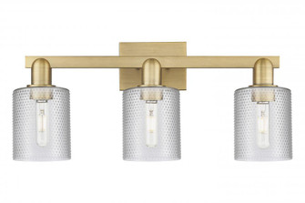 Cobbleskill - 3 Light - 24 inch - Brushed Brass - Bath Vanity Light (3442|716-3W-BB-G112)
