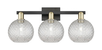 Athens - 3 Light - 27 inch - Black Antique Brass - Bath Vanity Light (3442|716-3W-BAB-G122C-8CL)