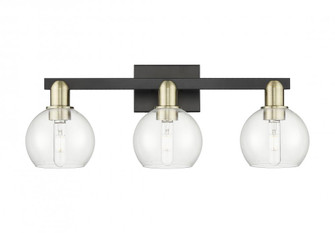 Athens - 3 Light - 25 inch - Black Antique Brass - Bath Vanity Light (3442|716-3W-BAB-G122-6)
