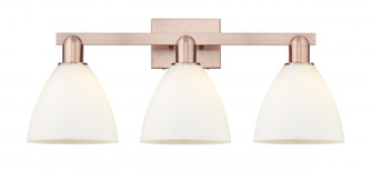 Bristol - 3 Light - 27 inch - Antique Copper - Bath Vanity Light (3442|716-3W-AC-GBD-751)