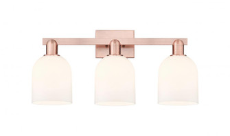 Bella - 3 Light - 25 inch - Antique Copper - Bath Vanity Light (3442|716-3W-AC-G558-6GWH)