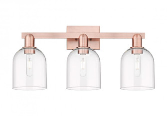 Bella - 3 Light - 25 inch - Antique Copper - Bath Vanity Light (3442|716-3W-AC-G558-6CL)