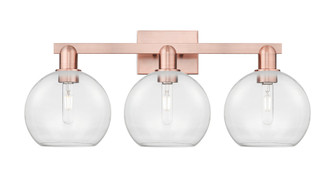 Athens - 3 Light - 27 inch - Antique Copper - Bath Vanity Light (3442|716-3W-AC-G122-8)