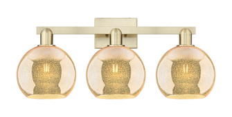 Athens - 3 Light - 27 inch - Antique Brass - Bath Vanity Light (3442|716-3W-AB-G128-8)
