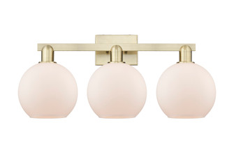 Athens - 3 Light - 27 inch - Antique Brass - Bath Vanity Light (3442|716-3W-AB-G121-8)