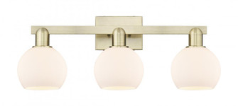 Athens - 3 Light - 25 inch - Antique Brass - Bath Vanity Light (3442|716-3W-AB-G121-6)