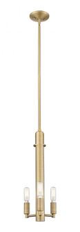Arcadia - 3 Light - 7 inch - Brushed Brass - Mini Pendant (3442|716-3S-BB)