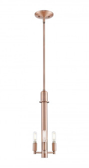 Arcadia - 3 Light - 7 inch - Antique Brass - Mini Pendant (3442|716-3S-AC)