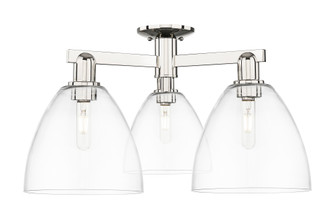 Bristol - 3 Light - 27 inch - Polished Nickel - Semi-Flush Mount (3442|716-3F-PN-GBD-92)