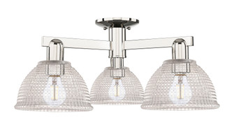 Arietta - 3 Light - 26 inch - Polished Nickel - Semi-Flush Mount (3442|716-3F-PN-G422)