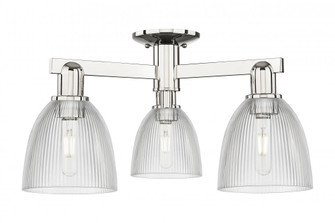 Castile - 3 Light - 24 inch - Polished Nickel - Semi-Flush Mount (3442|716-3F-PN-G382)