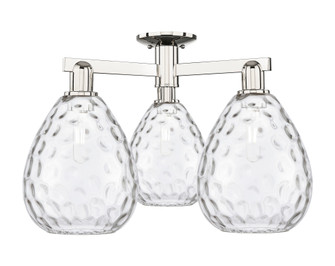 Waverly - 3 Light - 26 inch - Polished Nickel - Semi-Flush Mount (3442|716-3F-PN-G372)