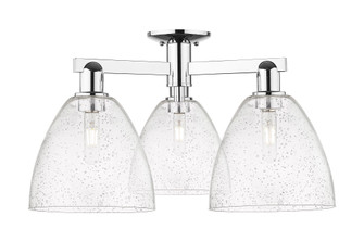 Bristol - 3 Light - 27 inch - Polished Chrome - Semi-Flush Mount (3442|716-3F-PC-GBD-94)