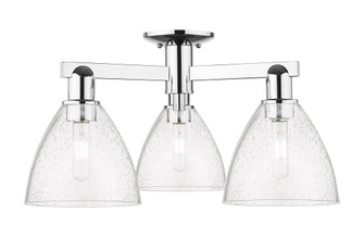 Bristol - 3 Light - 25 inch - Polished Chrome - Semi-Flush Mount (3442|716-3F-PC-GBD-754)