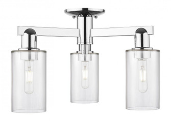 Clymer - 3 Light - 21 inch - Polished Chrome - Semi-Flush Mount (3442|716-3F-PC-G802)