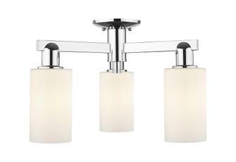 Clymer - 3 Light - 21 inch - Polished Chrome - Semi-Flush Mount (3442|716-3F-PC-G801)